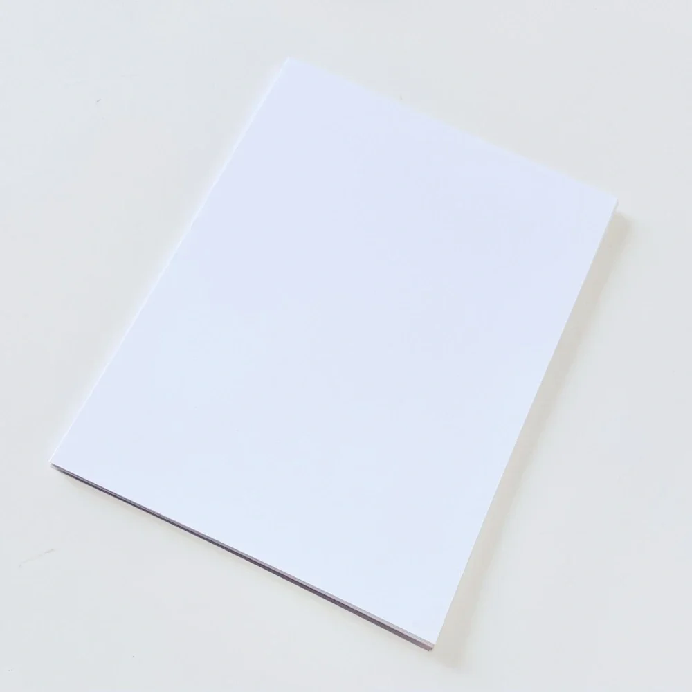 White Silk Matte Thick Heavy Card Stock Paper Inkjet Printer 8.5”x11” - 18 Pages